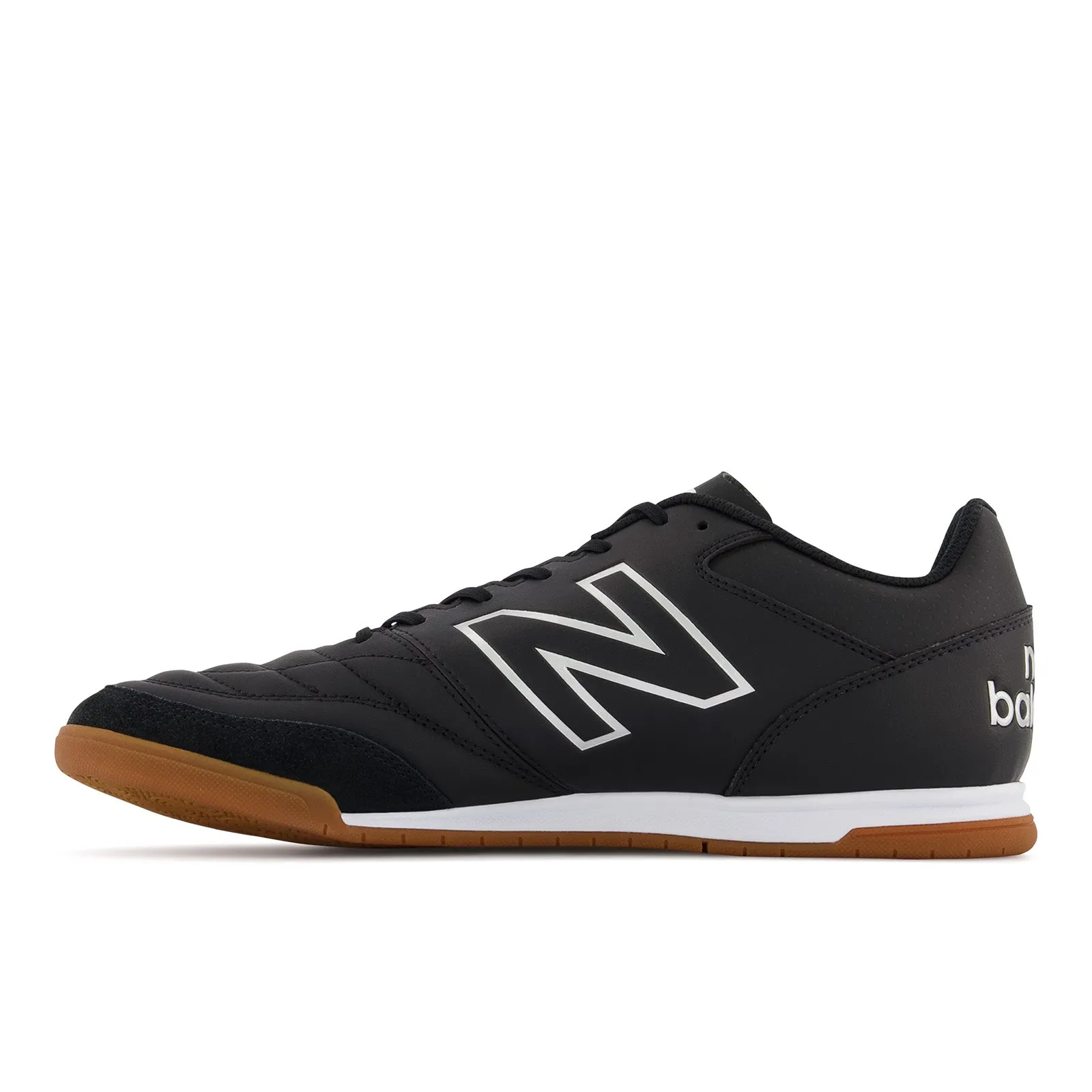 New Balance 442 V2 Team IN Indoor Soccer Shoes - Black Guava Ice Soccer Cleats