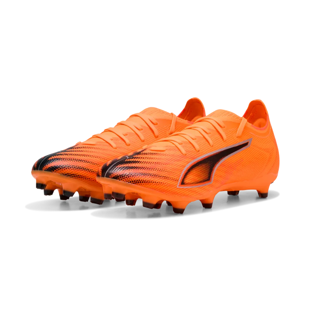 PUMA Ultra 6 Match FG/AG Men's Soccer Cleats - Orange/Black/Red Vapor Soccer Cleats