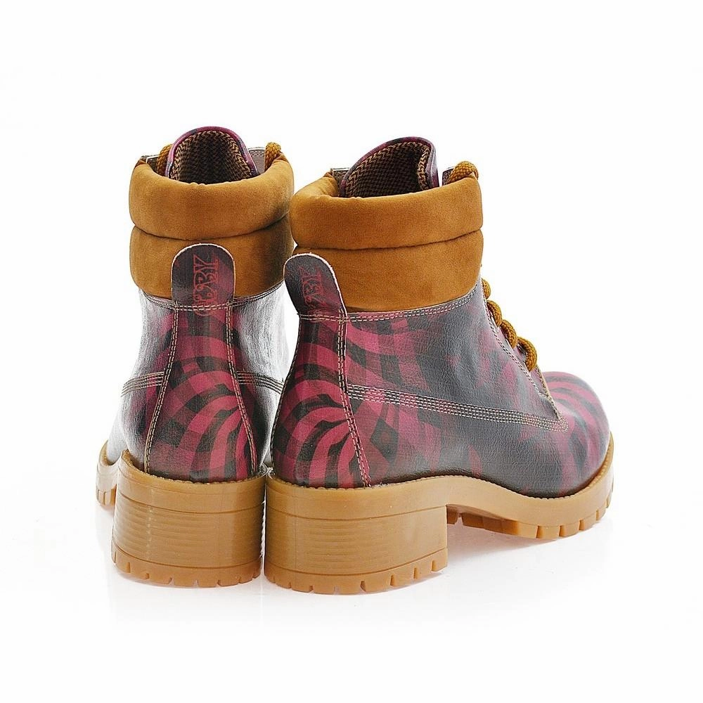 Retro Short Boots KAT103 Transparent Rubber Boots