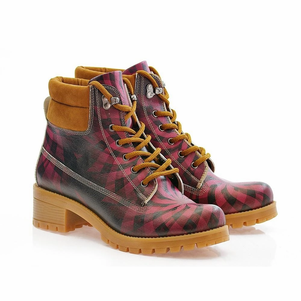 Retro Short Boots KAT103 Wide Toe Box Boots