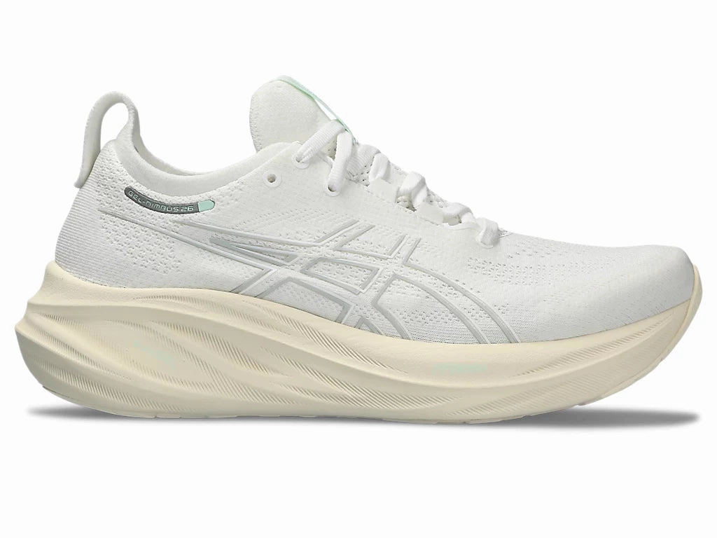 Women's ASICS Gel-Nimbus 26 (White/White) Asics Chooser