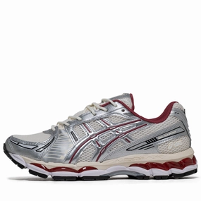 Asics Gel-Kayano 12.1 - Cream/Pure Silver Asics Track Club Shoes