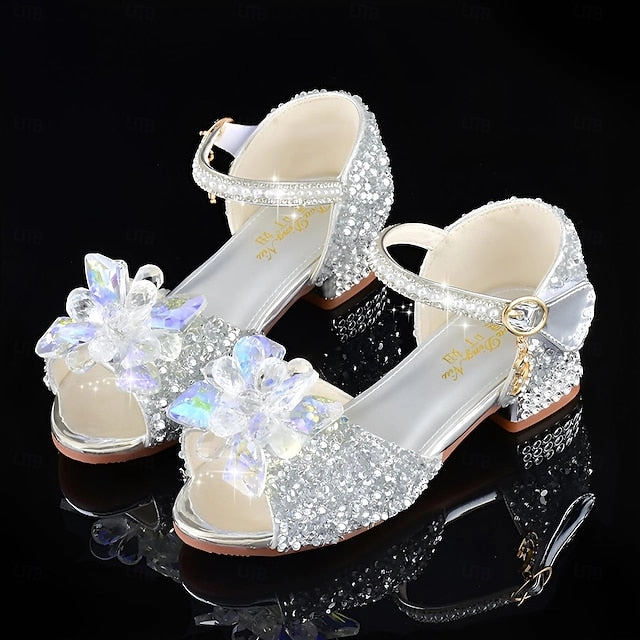 Bone Sparrow New Balance 9060 Rhinestone Flower Shoes  Glittery Girls' Crystal