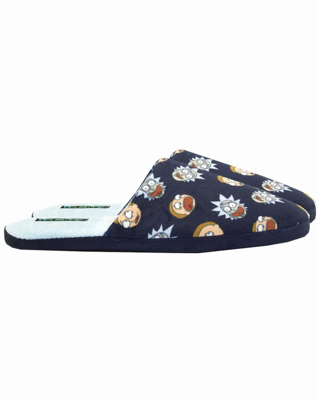 Best House Slippers Rick And Morty Character Navy Blue Adults Mule Slip On Slippers