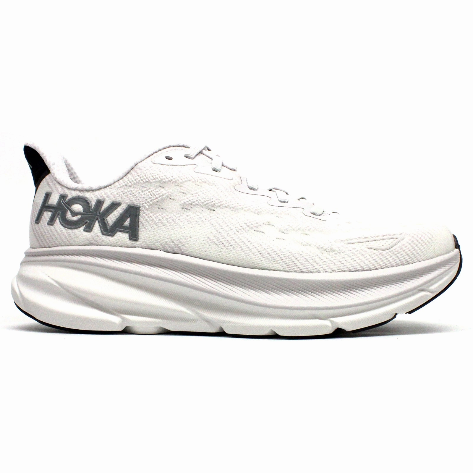 Fort Wayne Hoka Clifton 9 Textile Men's Running Nimbus Cloud Steel Wool Trainers