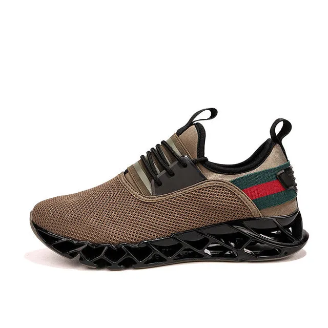 Pro 3 Running Shoes Running Shoes Men Spring Summer Working Shoes Cushioning Gym Sneakers Lace Up Outdoor Mesh Breathable Sport Trainers