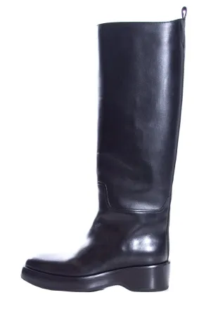 The Row Black Boots SZ 37 Brown Calf Boots