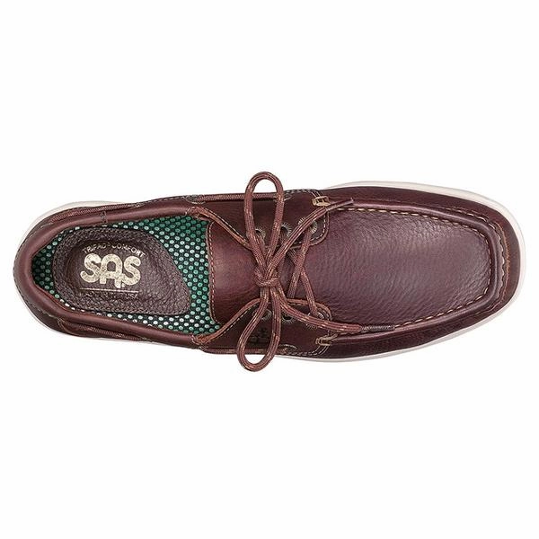 SAS Decksider New Briar Leather (Men's)