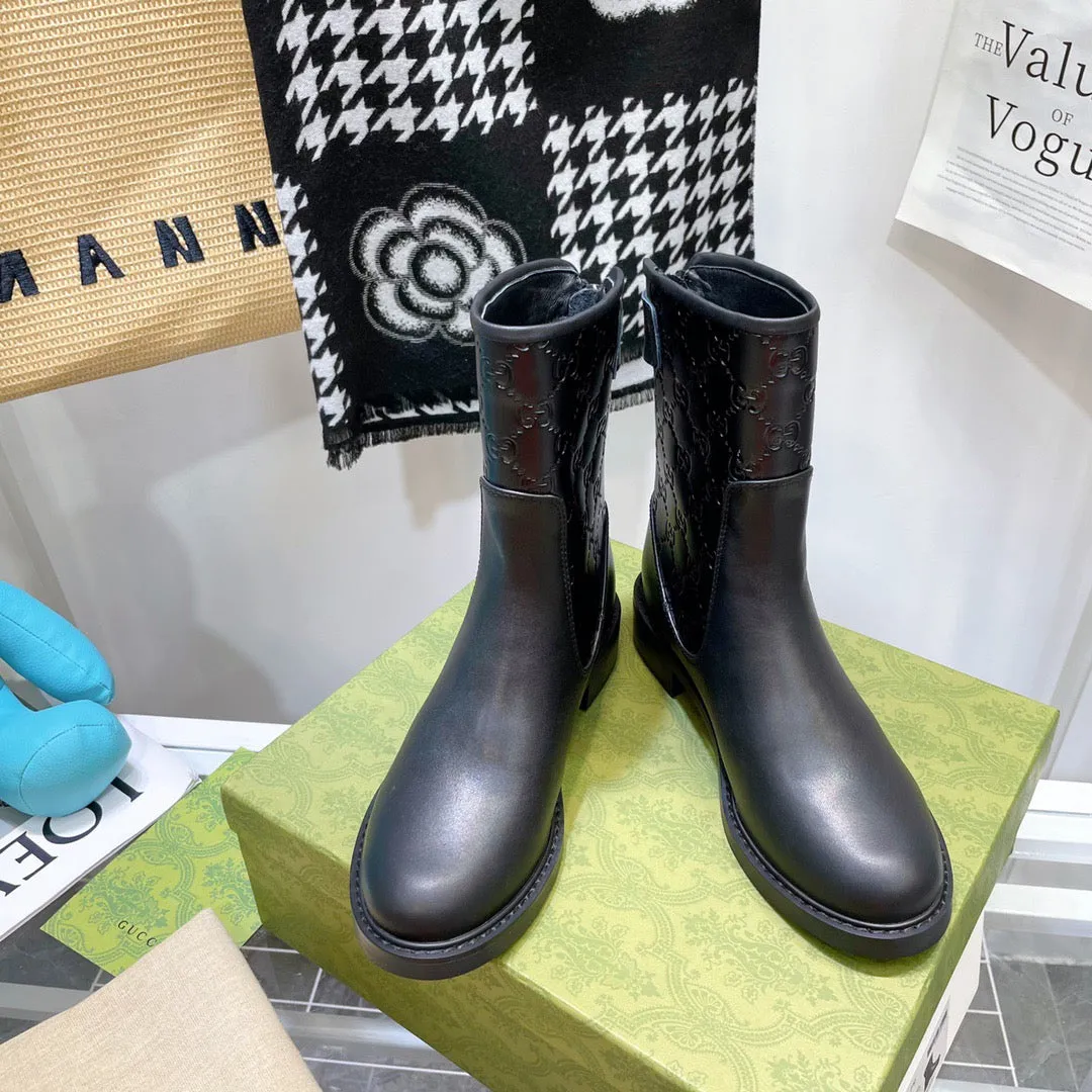 SE695  Size 4-10    Heel:4cm Material: Cowhide  Lining: Sheep skin Sole: Rubber Work Boots Lace Up