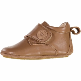 Tasmanian Slippers Dakota Leather Indoor Shoe - cartouche brown