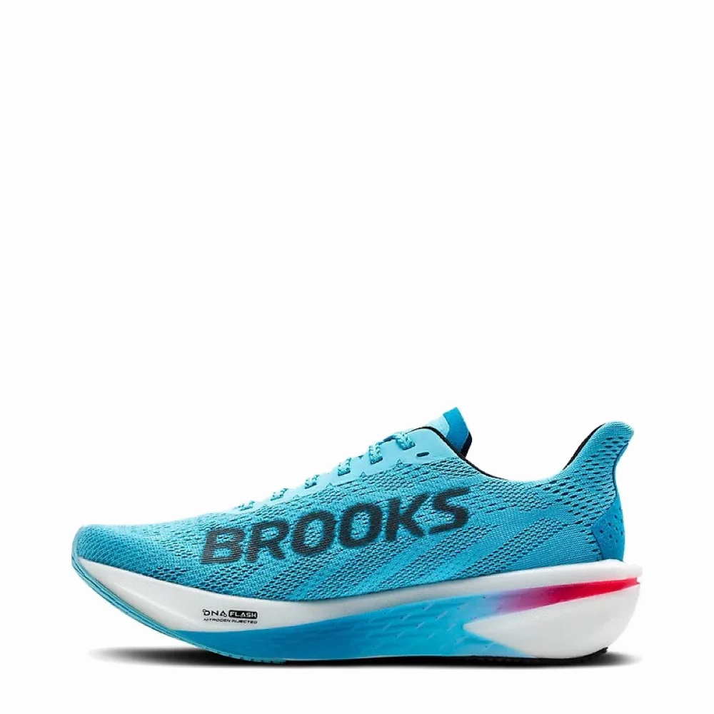 Brogues For Work Brooks Men's Hyperion 2 Sneaker in Crystal Seas/Diva Pink/Black