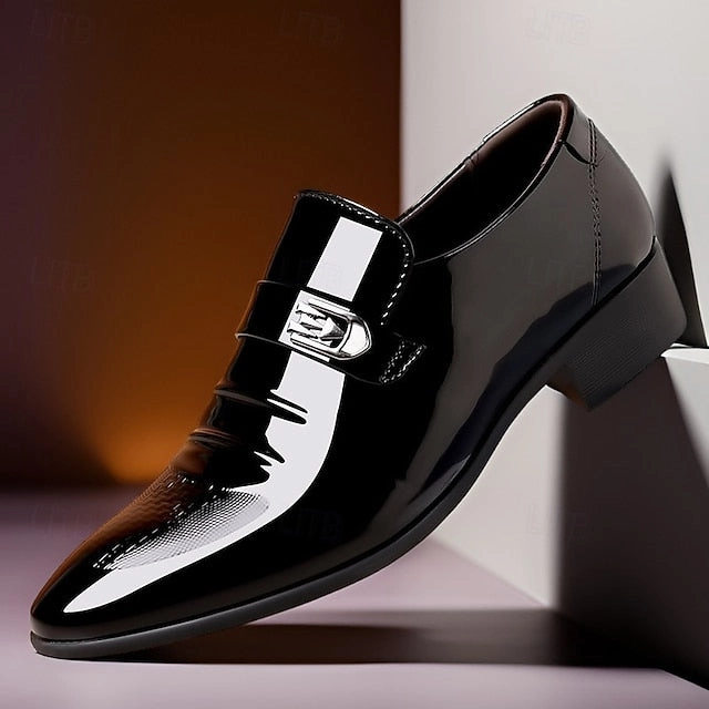 Shoes Dress Slip-On Men's  Classic Leather Patent New Balance 327 Wide