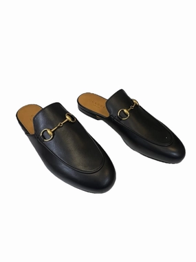 Grey And Black New Balance 574 Shoes Luxury Designer By Gucci In Black, Size: 5