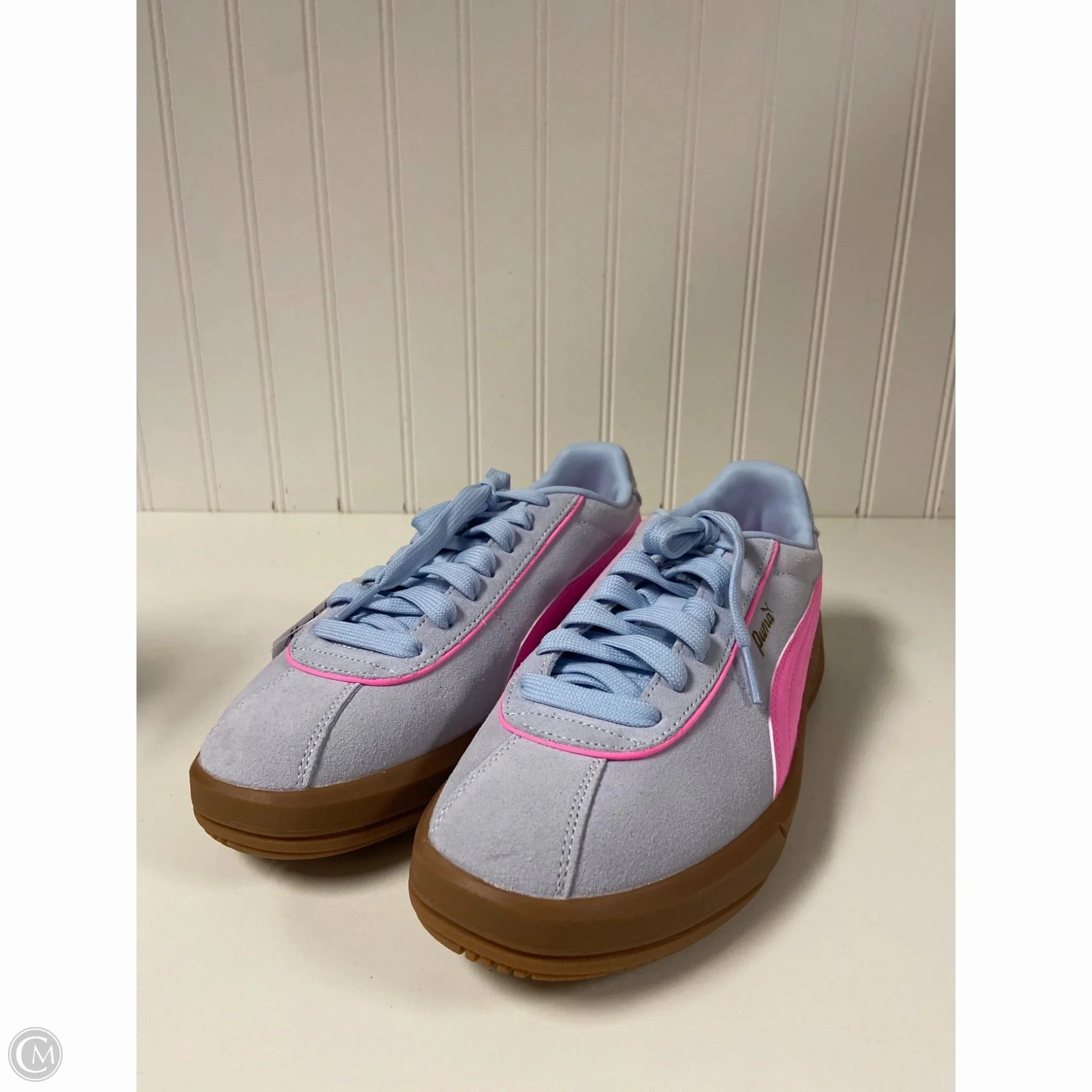 Puma Pro Nitro Basketball Shoes Shoes Sneakers By Puma In Blue & Pink, Size: 8.5