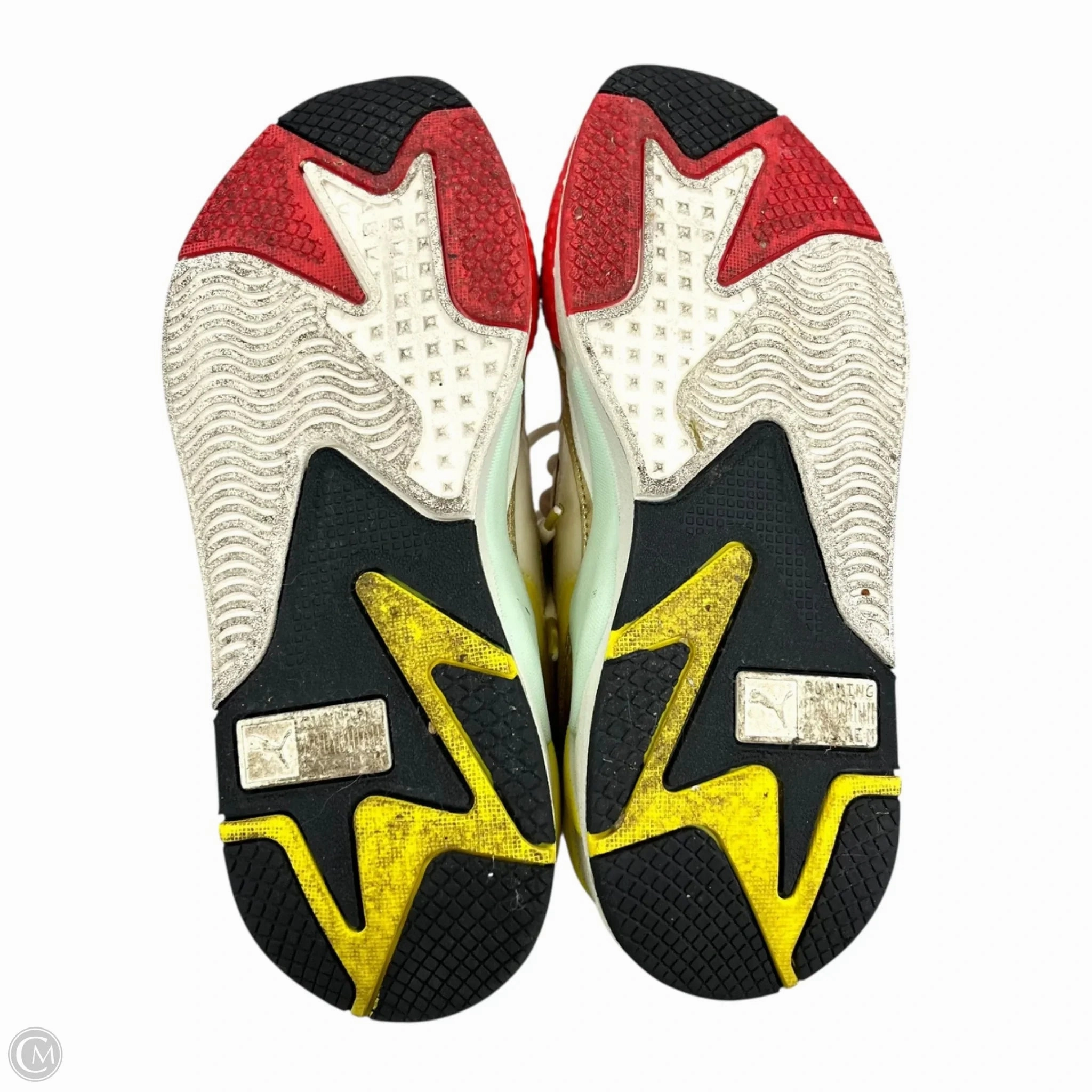 Shoes Sneakers By Puma In Cream & Red, Size: 7.5 Puma Shoes Zebra Print