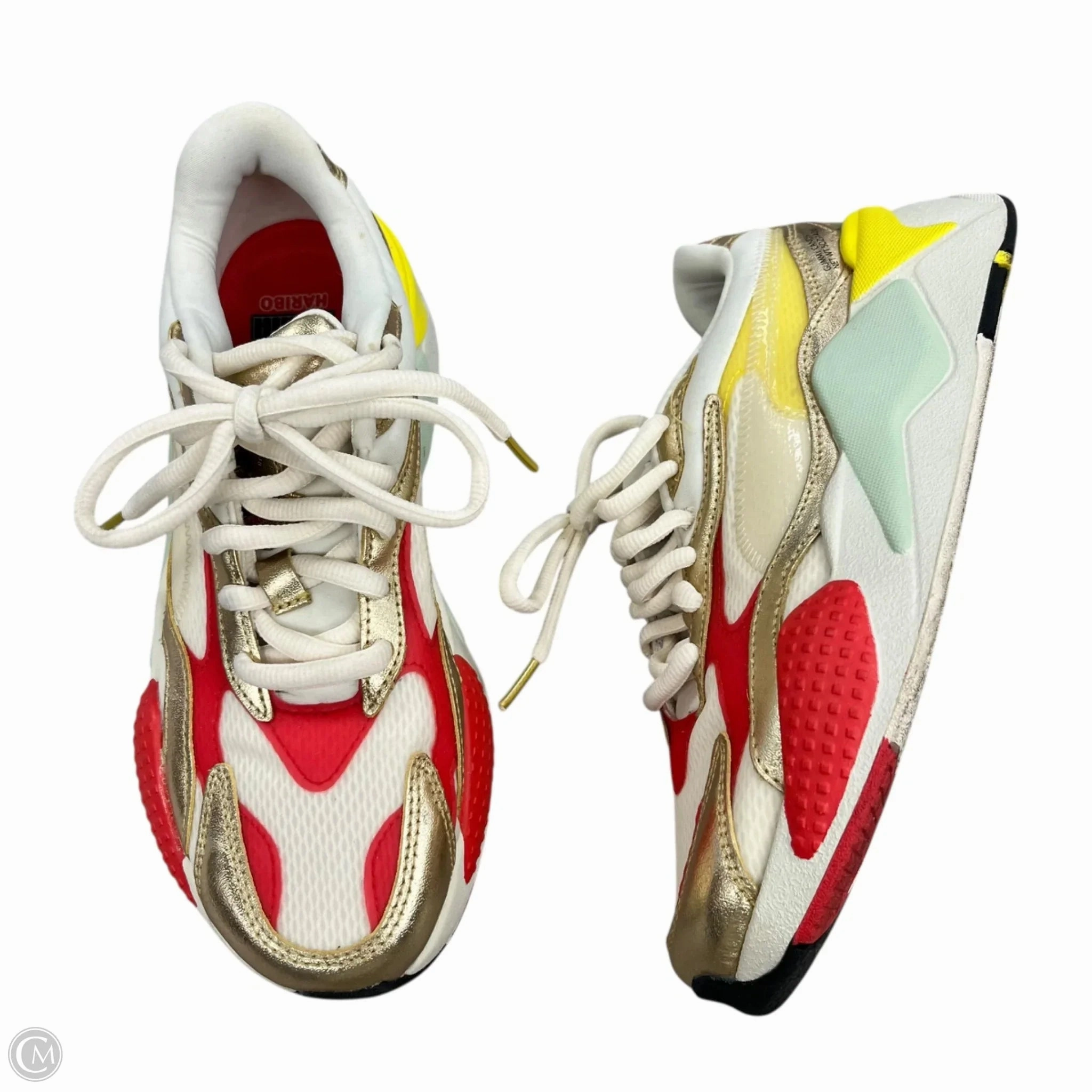 Shoes Sneakers By Puma In Cream & Red, Size: 7.5 Puma Kevler Runner Running Shoes