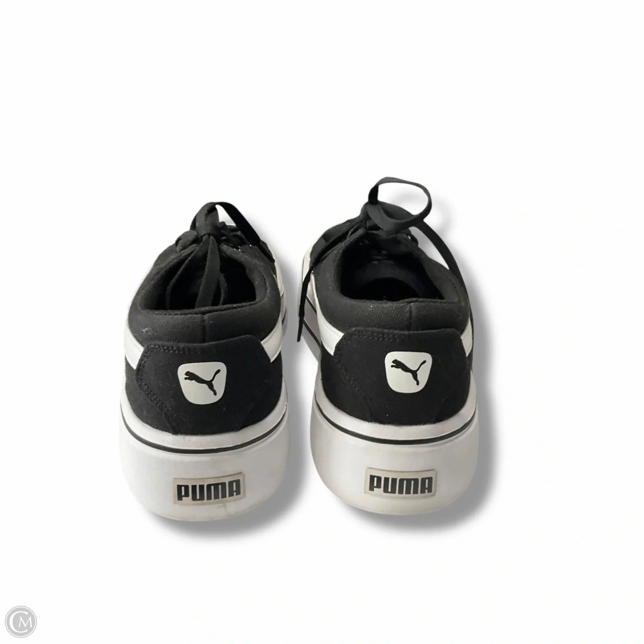 Puma Top Shoes Shoes Sneakers Platform By Puma In Black & White, Size: 9.5