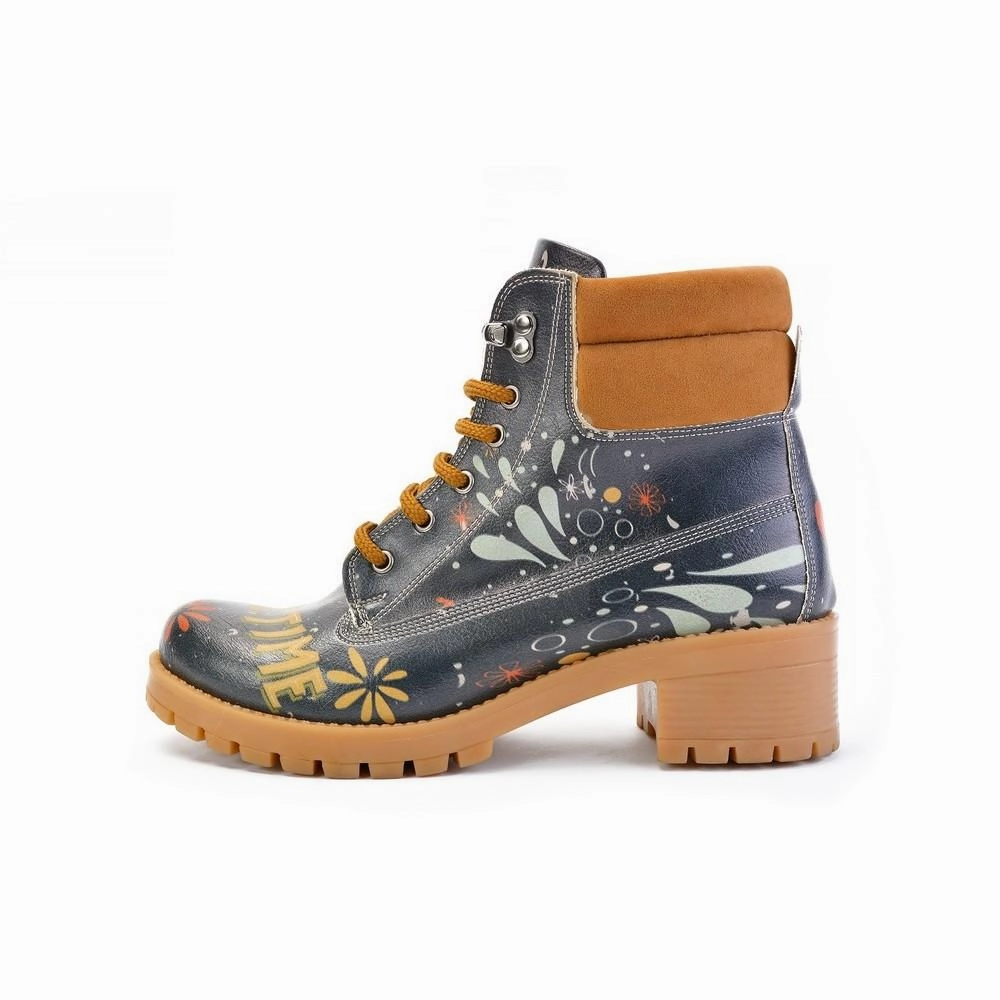 Short Boots KAT126 Springheel Jack Boots Oblivion