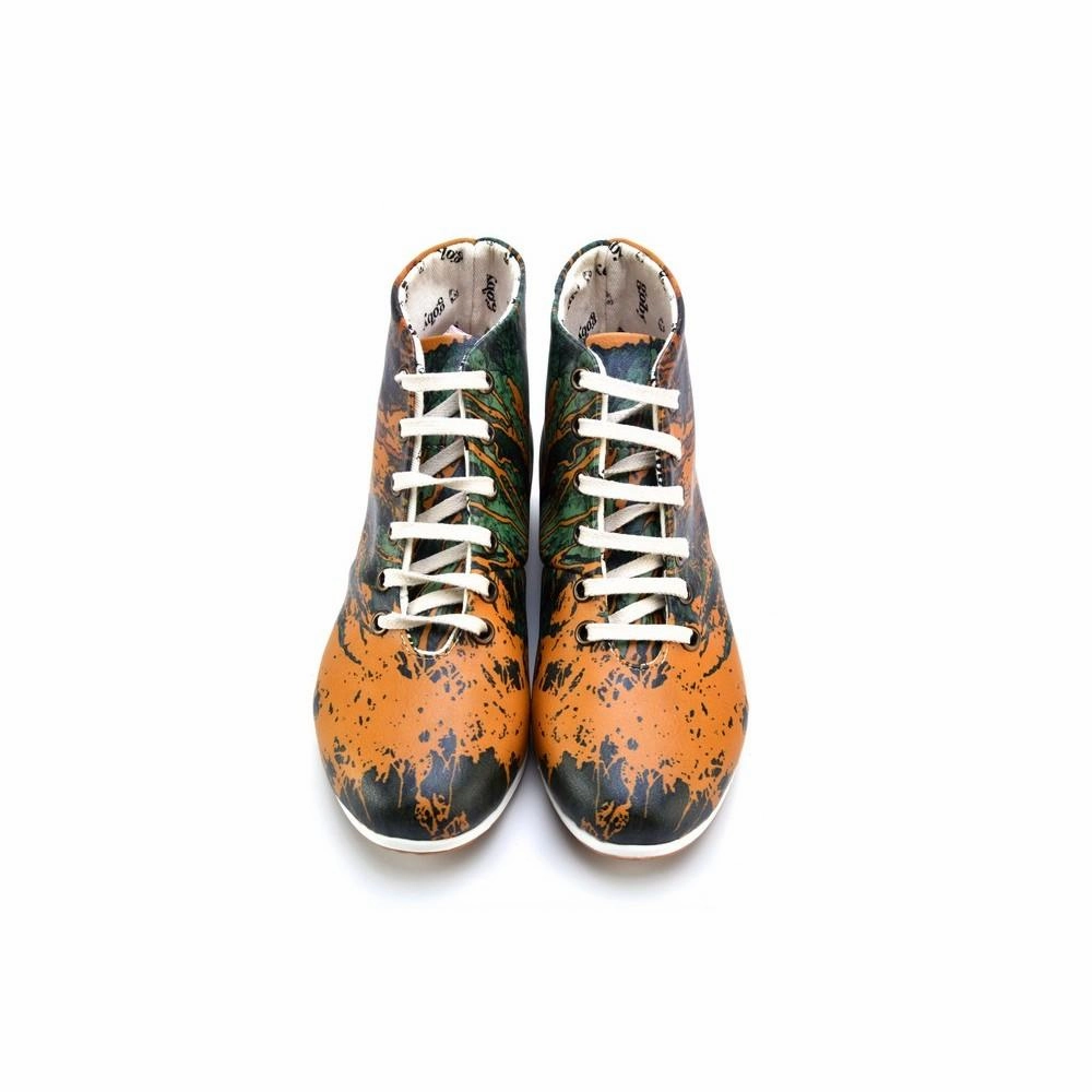 Short Boots LND1144 Ankle Boots With Skirts