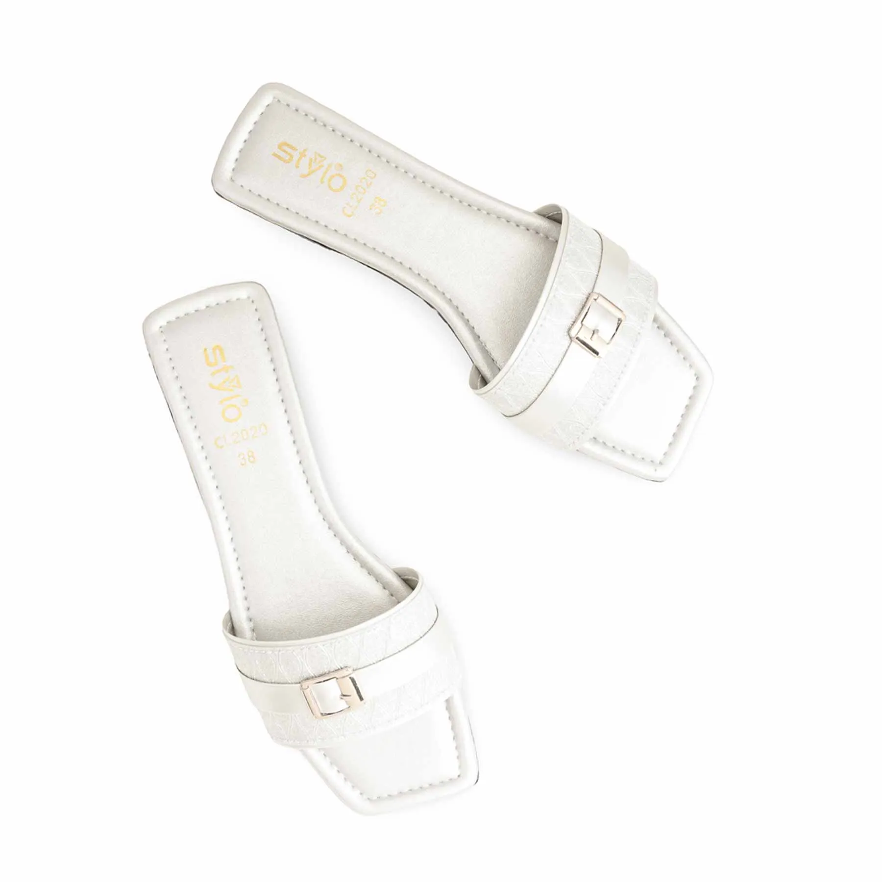 Silver Casual Slipper CL2020 Slippers Teddy