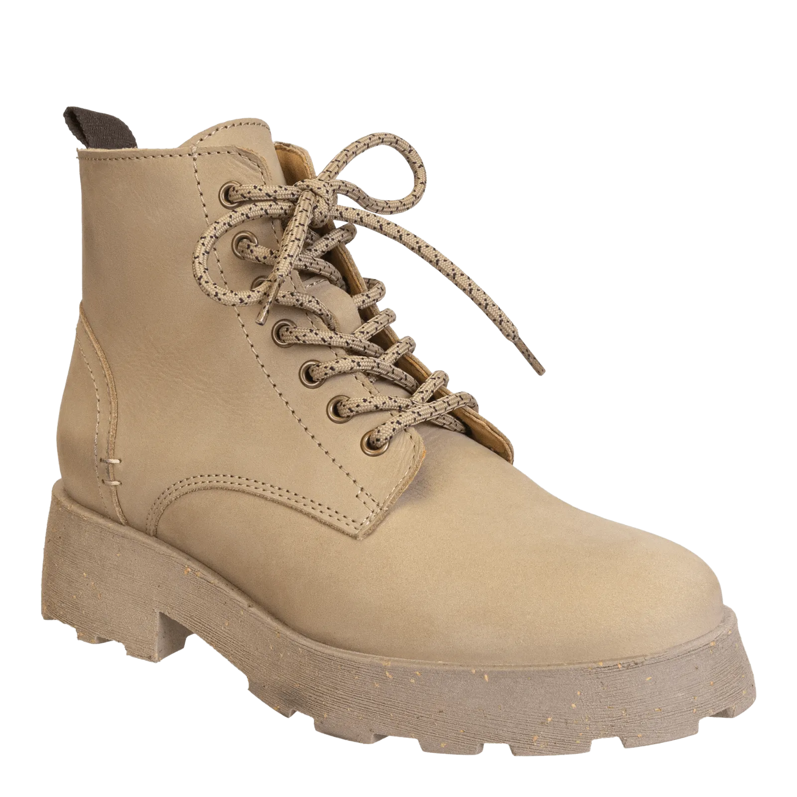 IMMERSE in BEIGE Heeled Cold Weather Boots Safety Girl Boots