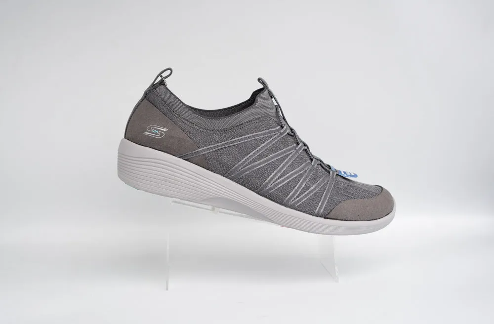 Gold Sparkly Oxfords SKECHERS DAMES ARYA - SUNSHINE GLOW - 104117 - GRY