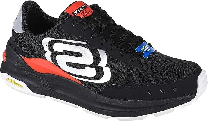 SKECHERS GLOBAL JOGGER - 237205 - BKOR Calfskin Derby Shoes