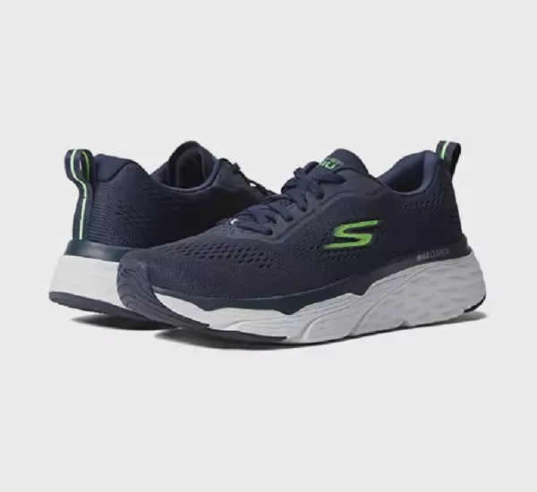 SKECHERS MAX CUSHIONING ELITE - TERMINUS - 220387 - NVLM Metallic Silver Oxford Shoes