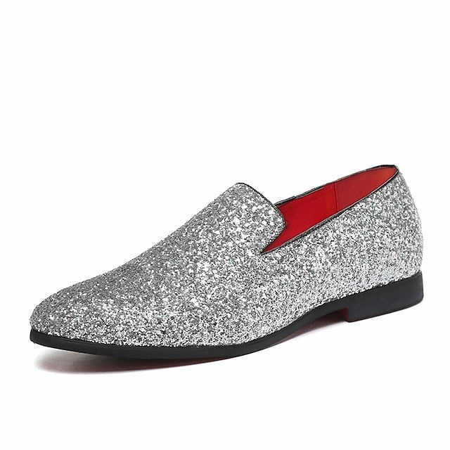 Slip-On Design with Silver and Loafers Glitter Men's New Balance New Releases 2024