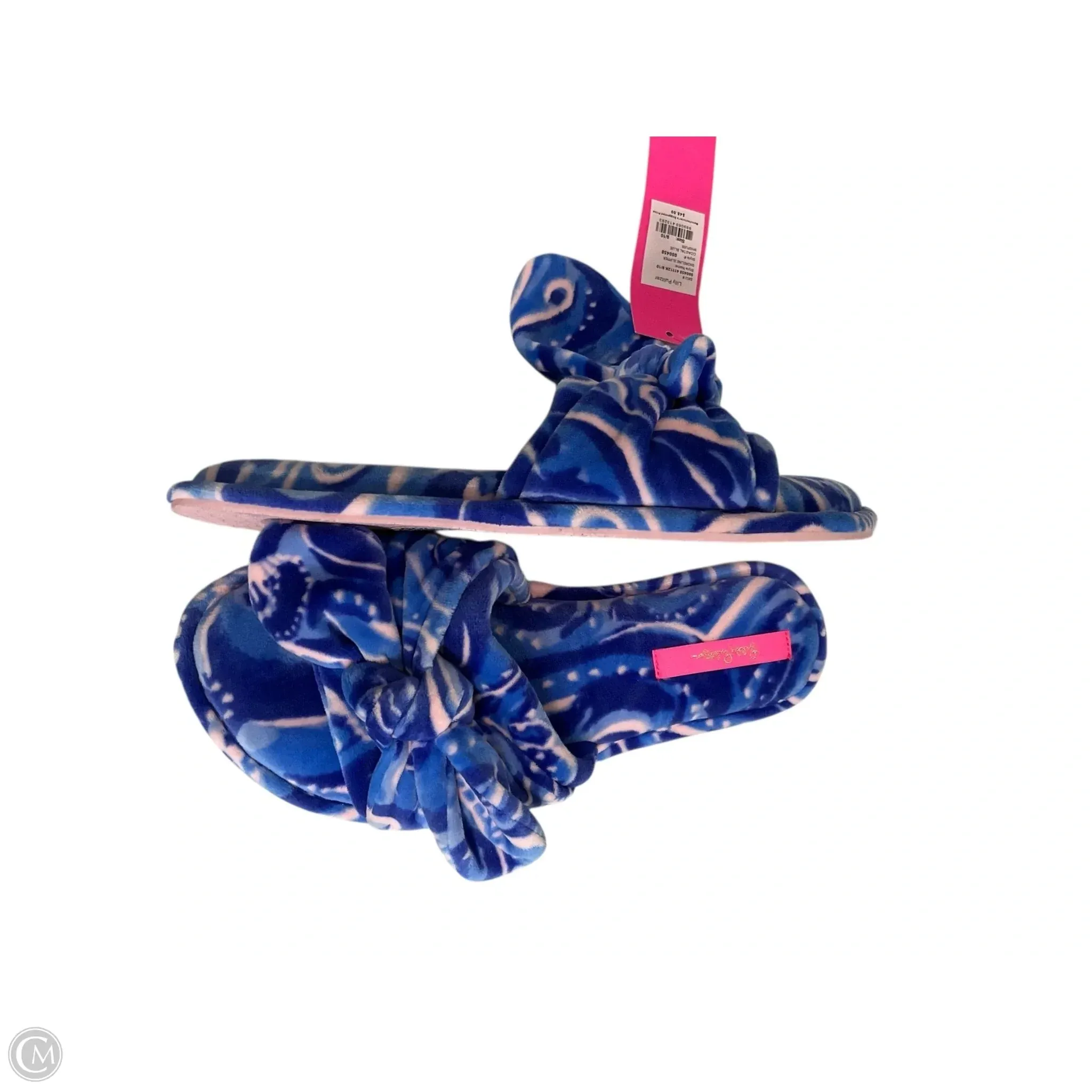 Slippers Designer By Lilly Pulitzer In Blue Scuff Sis Slippers