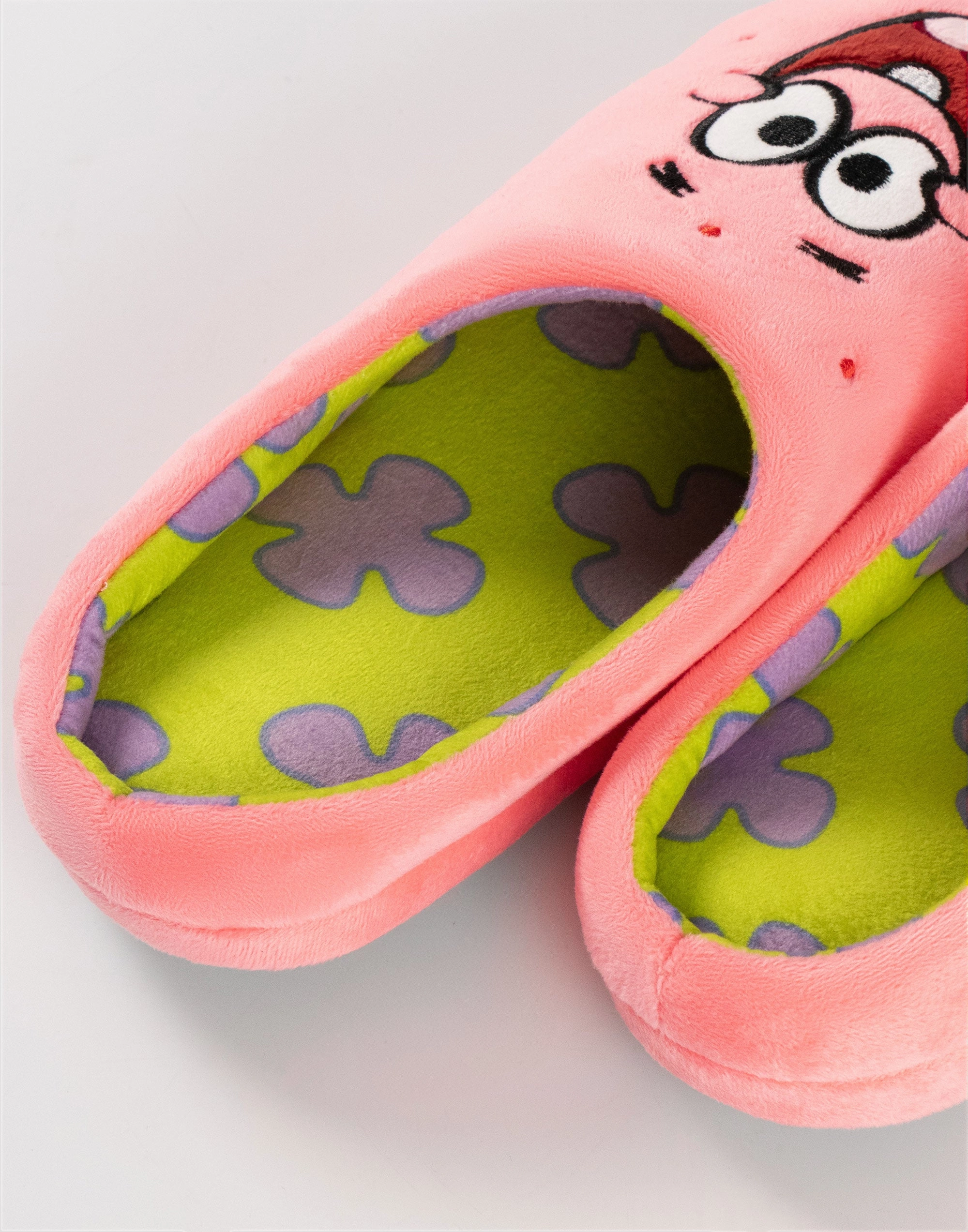 SpongeBob SquarePants Patrick Unisex Pink Mule Slippers Sox Tab Slippers