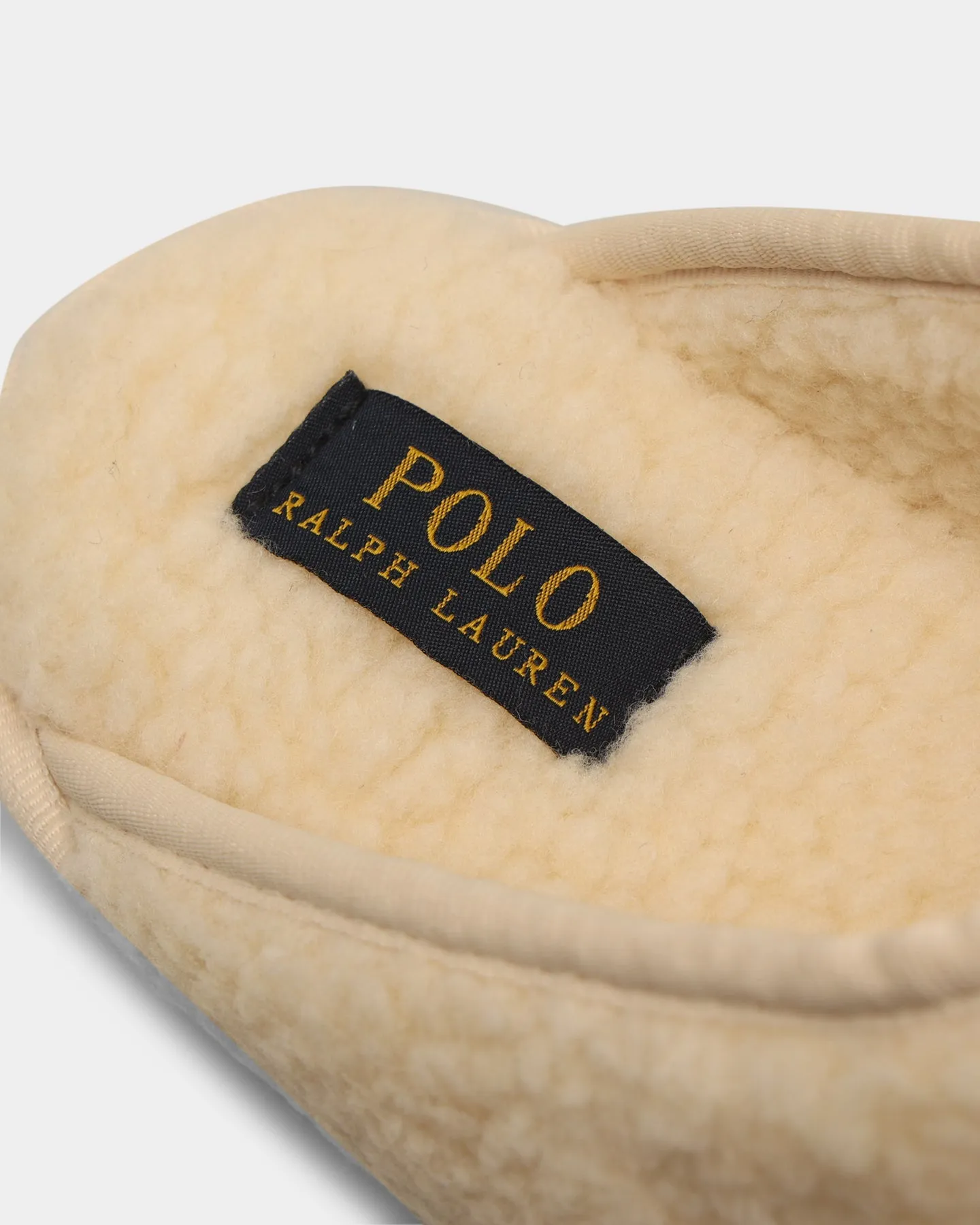 Killer Whale Sliders Polo Ralph Lauren Women's Kayleigh Scuff II Bear Slipper Cream