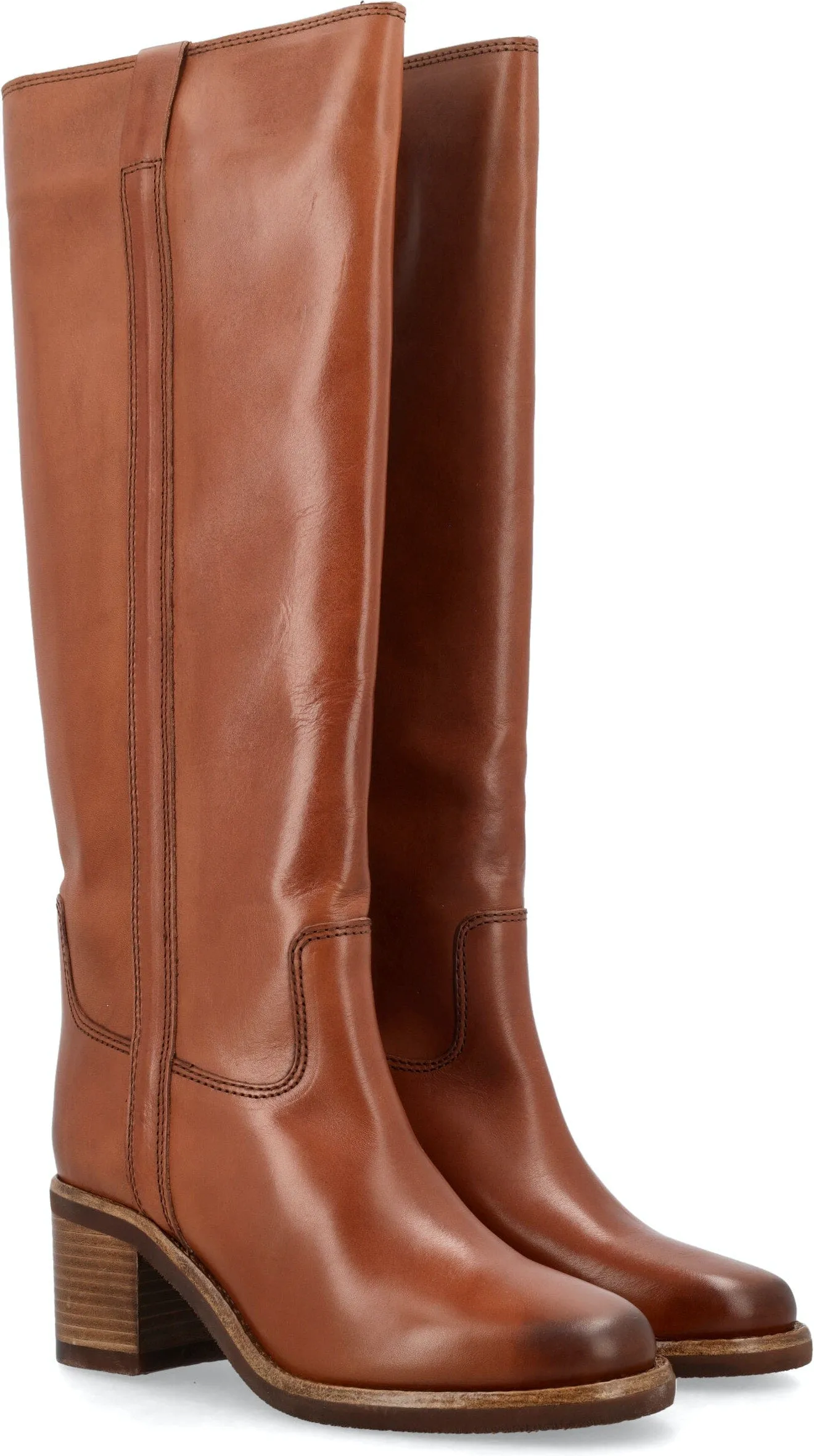 SEENIA LEATHER BOOTS Comfortable Western Boots