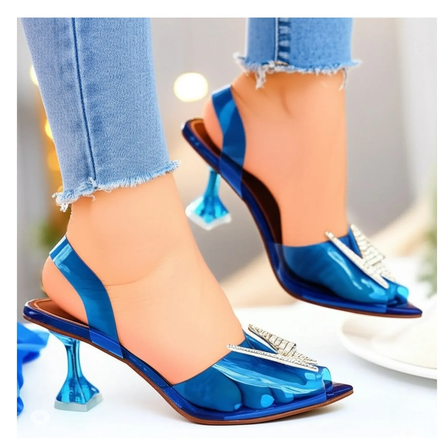 Transparent butterfly-R12-1 Shoes Comfortable