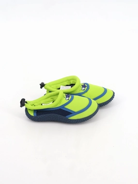 Kid's Boy Graphic Printed Water Shoes,Light Green Wash Bombas Slippers