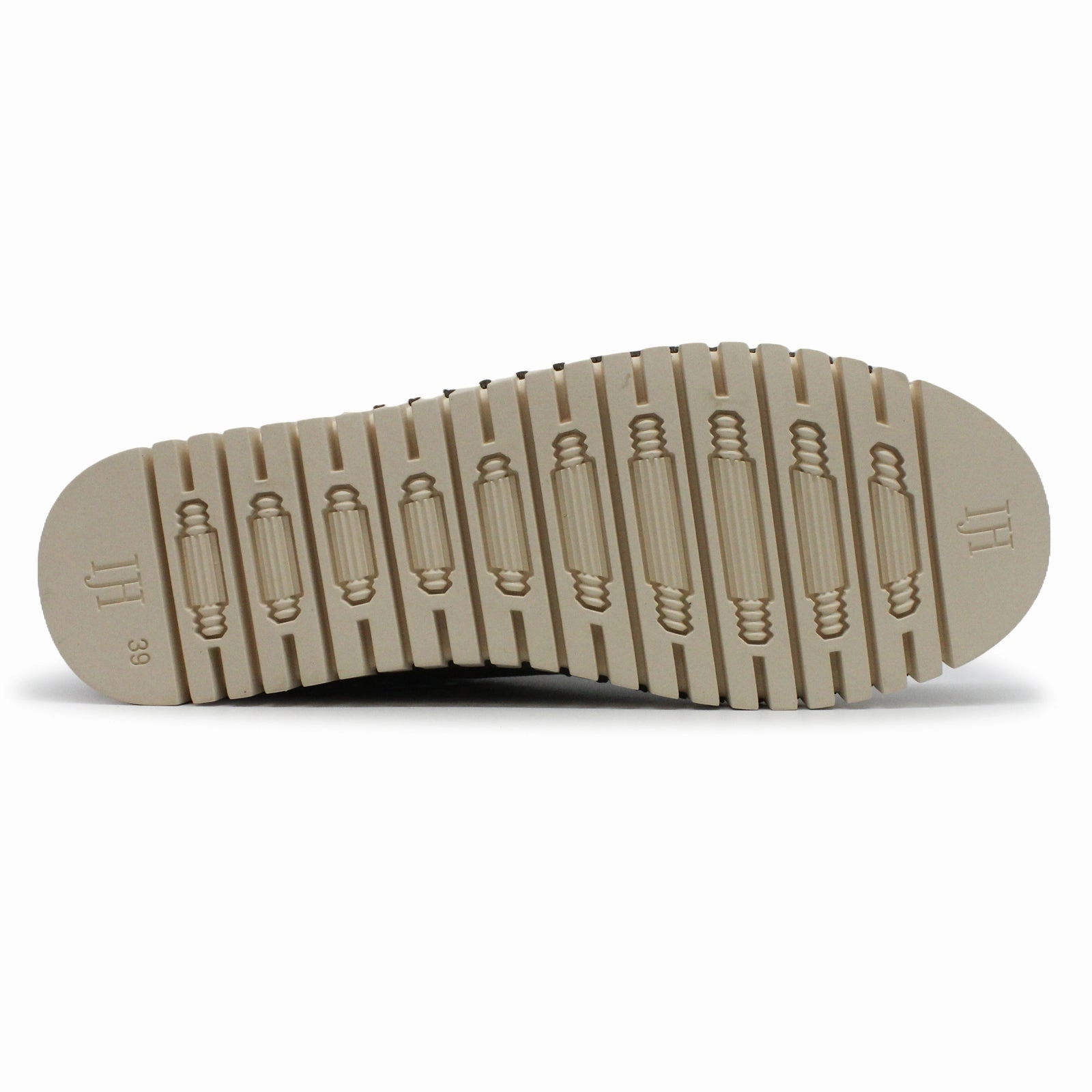 Ilse Jacobsen Tulip 3275 Textile Women's Deep Olive Slip On Shoes Chunky Patent Loafers