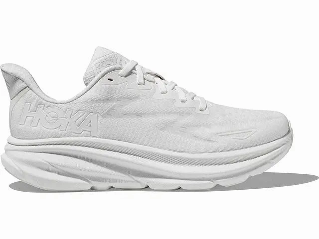 Hoka Womens Clifton 9- All White (1127896-WWH) Does Room Sell Shoes