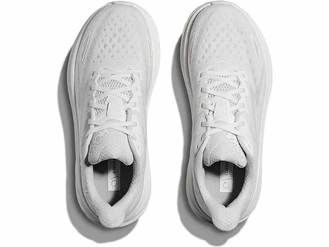 Hoka Womens Clifton 9- All White (1127896-WWH) The Shoes