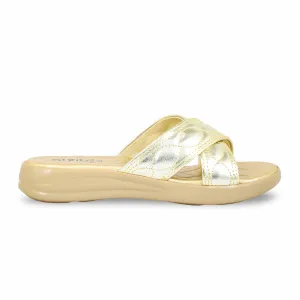 Golden Formal Slipper PU0486 Dem Golden Slippers