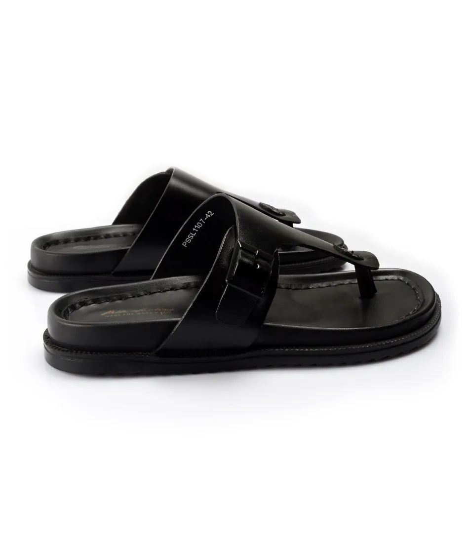 Beginner Ballet Slippers Palermo Leather Slippers - Black