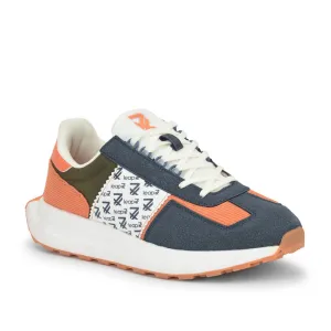 Best Running And Cross Training Shoes Leap7x Sports Lacing Running Shoes For Men (Blue) XL-TG-01 By Liberty