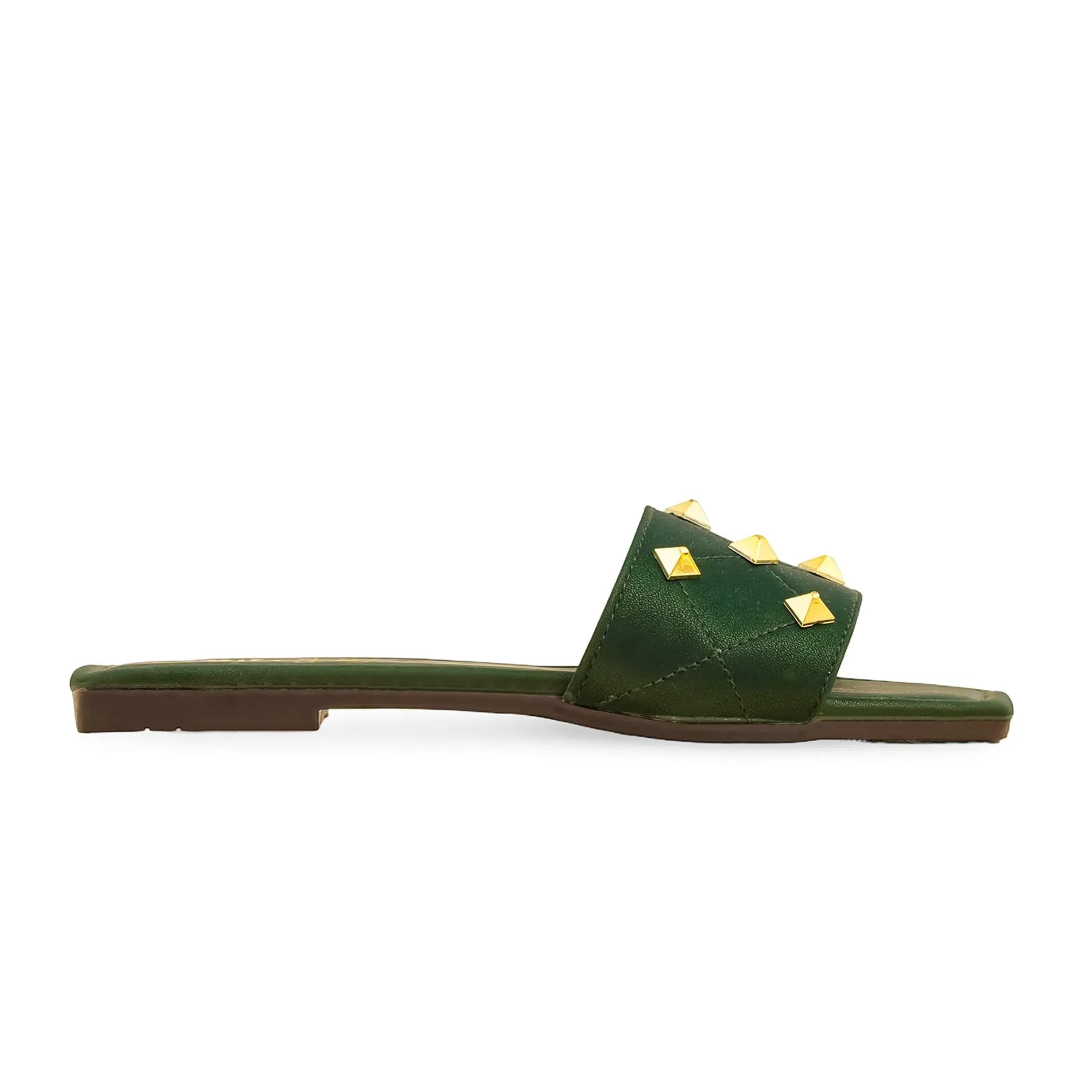 Slide Slippers Green Casual Slipper CL2126
