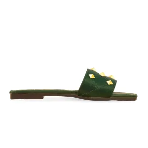 Burst Slippers Green Casual Slipper CL2126