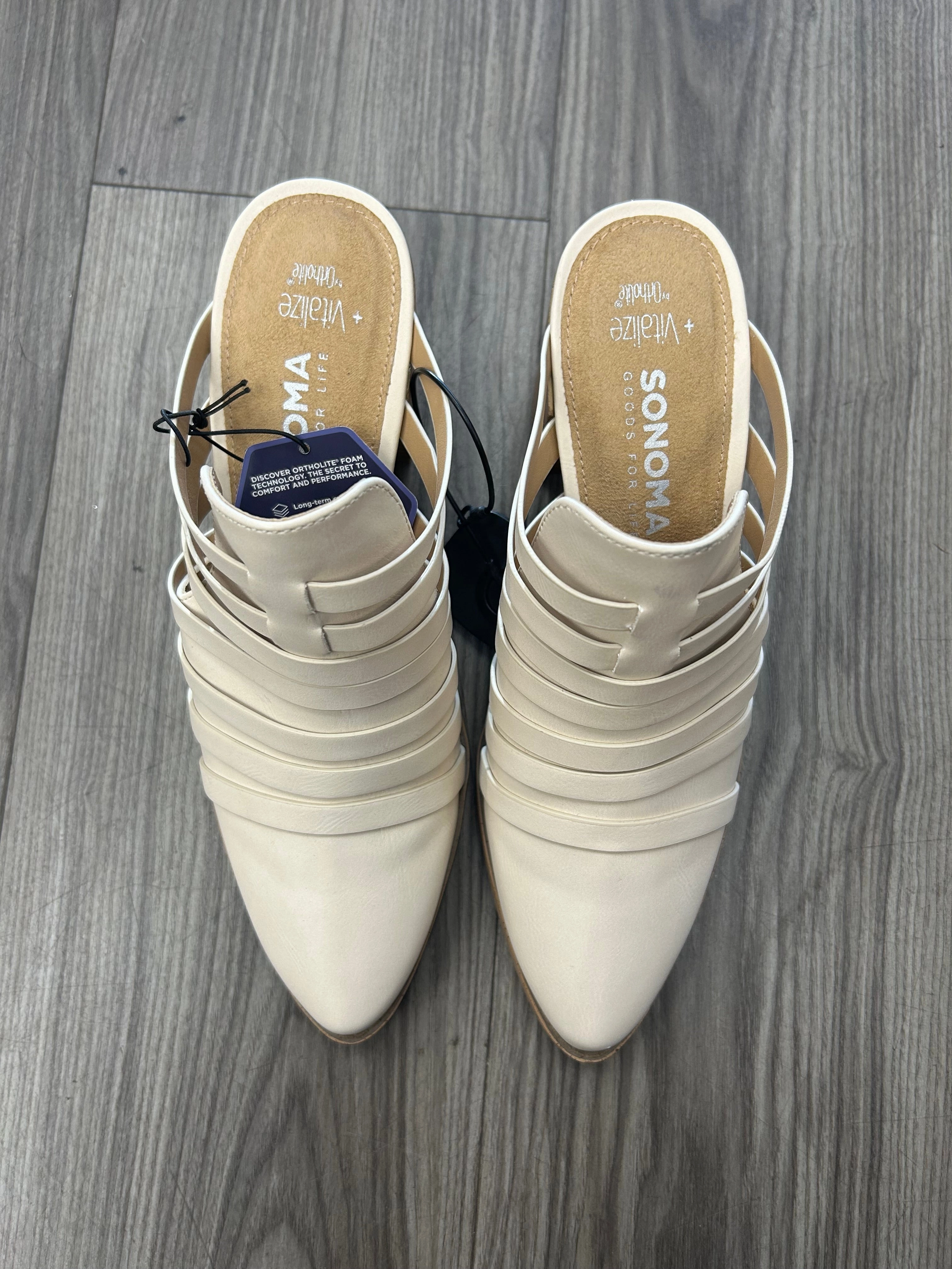 Shoes Heels Block By Sonoma In Cream, Size: 9 Men's Black New Balance