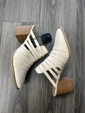 New Balances Pink And Purple Shoes Heels Block By Sonoma In Cream, Size: 9