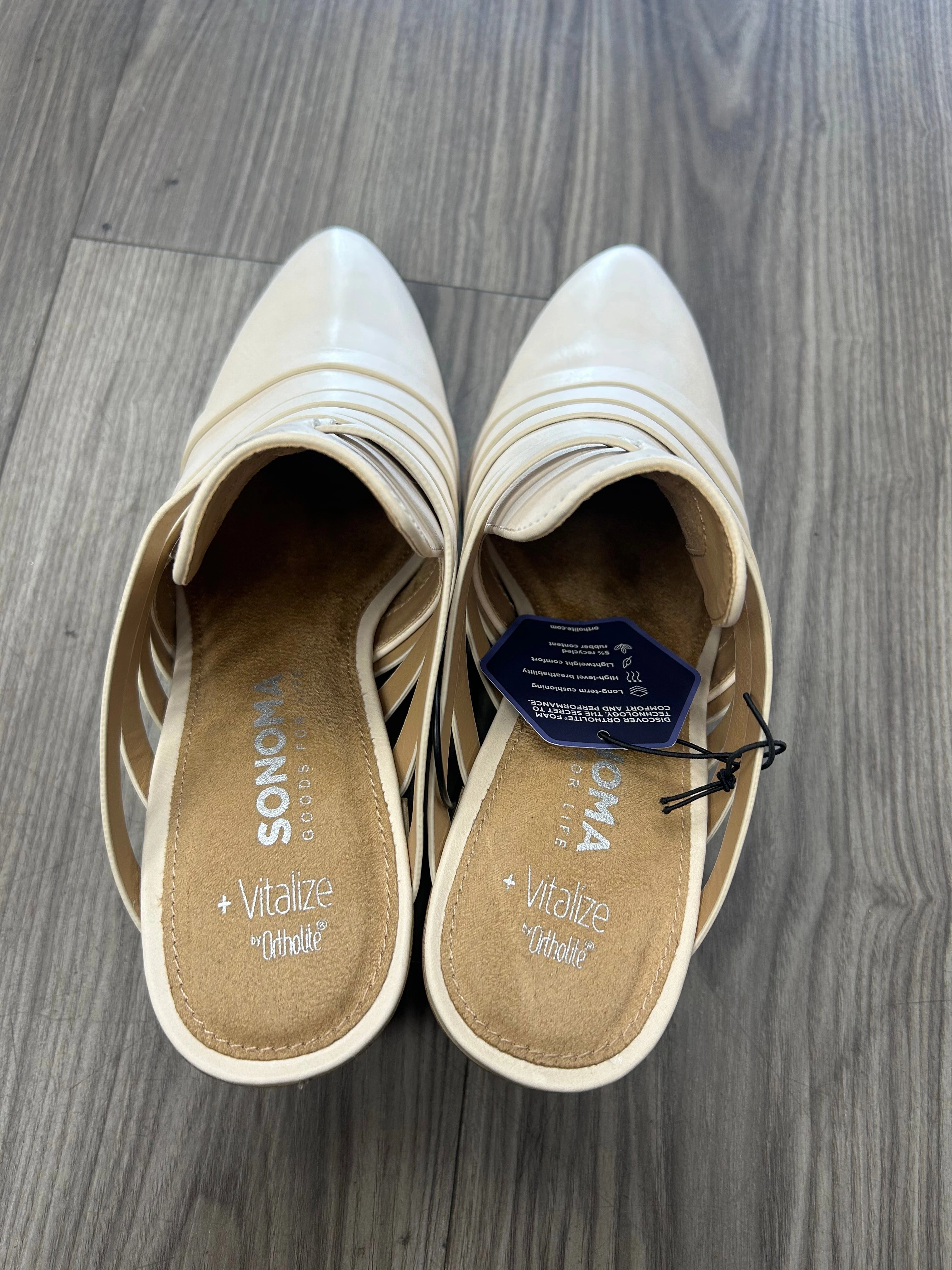 New Balance 576 Made In Uk Shoes Heels Block By Sonoma In Cream, Size: 9