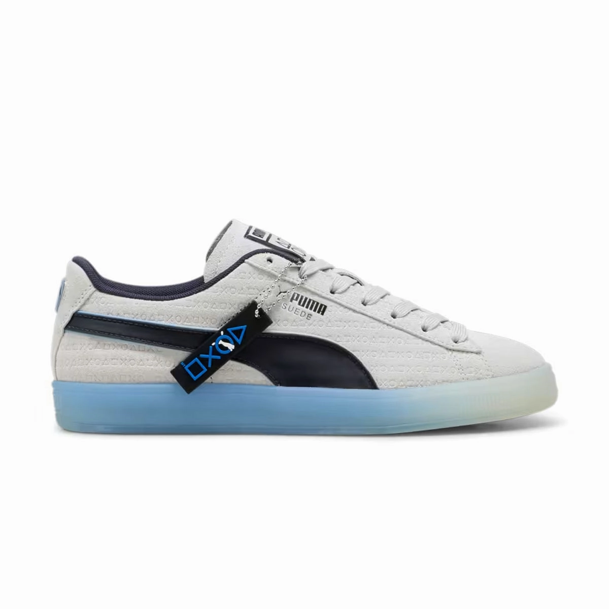   Playstation Suede 'Glacial Gray New Navy' Puma Casual Leather Shoes