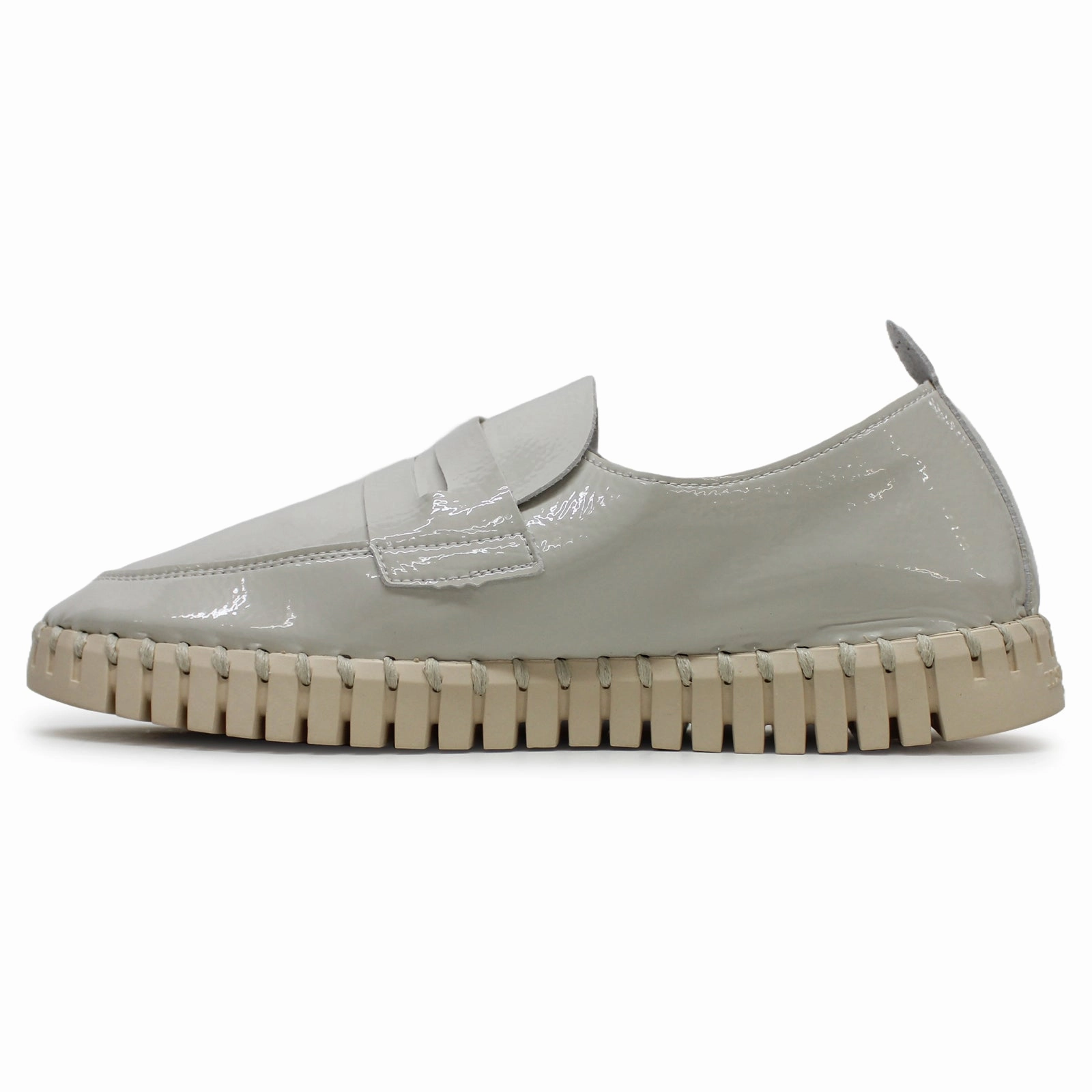 Penny Loafers With Tuxedo Ilse Jacobsen Tulip 3865 Textile Synthetic Women's Milk Creme Comfort Shoes