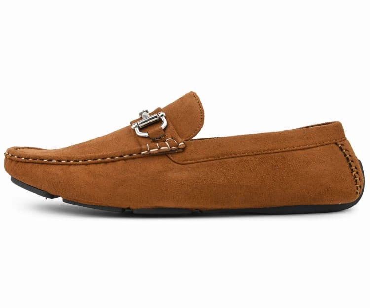 Loafers Chunky Heel Amali Men's Walken Cognac