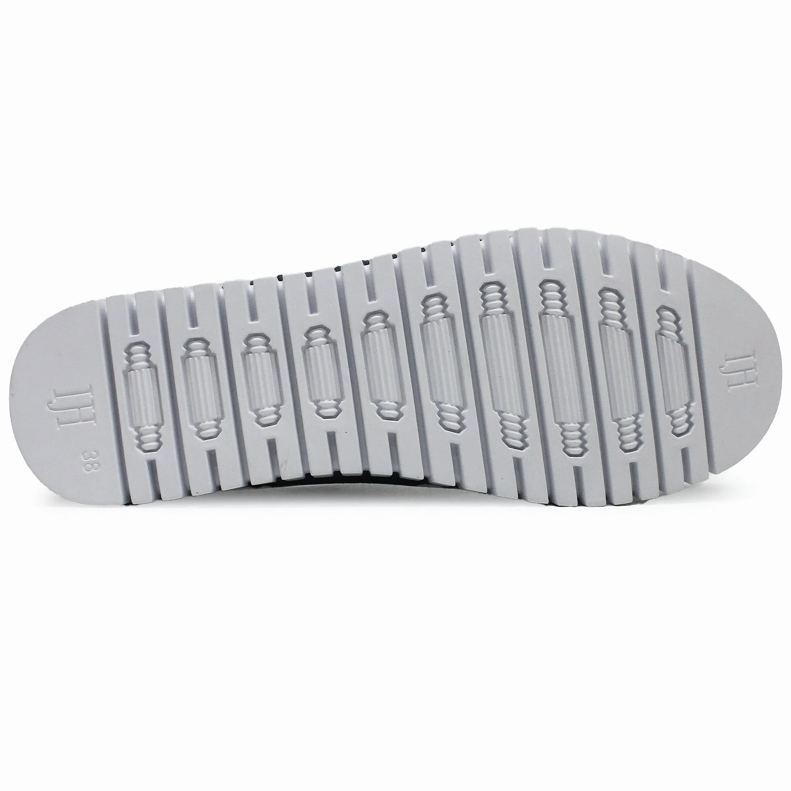 Adelante Loafers Ilse Jacobsen Tulip 4031 Nylon Polyurethane Women's Dark Indigo White Loafers Shoes